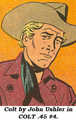 Colt drawn by John Ushler in COLT .45 #4.