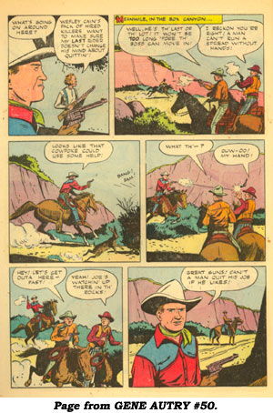 Page from GENE AUTRY #50.