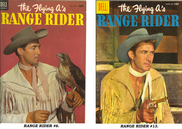 RANGE RIDER #6.  RANGE RIDER #13.