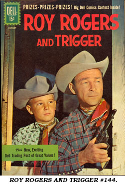 Cover to ROY ROGERS AND TRIGGER #144.