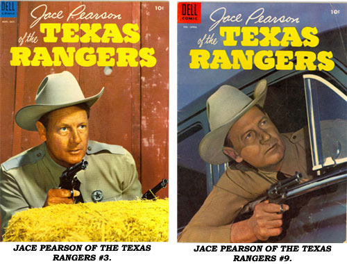 Covers from JACE PEARSON'S TALES OF THE TEXAS RANGERS #3 AND #9.