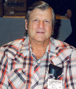 Jody McCrea, son of Joel, who starred with his father on “Wichita Town”, at the Memphis Film Festival in 1998. Jody accompanied his Mom, Frances Dee.