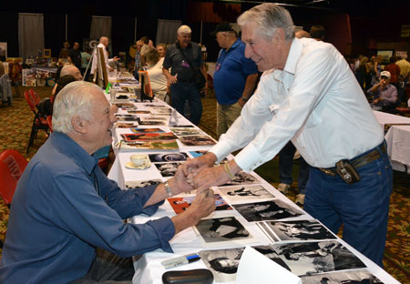 Friends for 50 years, Robert Colbert and Bob Fuller.