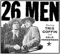 TV GUIDE ad for "26 Men".