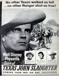 TV GUIDE ad for "Texas John Slaughter".