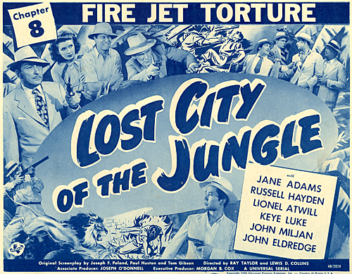 "Lost City of the Jungle" Title Card.