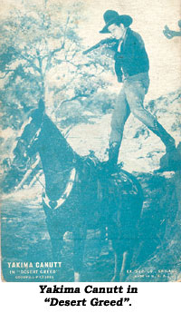 Yakima Canutt in "Desert Greed"