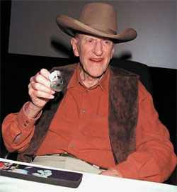 A later in life James Arness is still Matt Dillon  of “Gunsmoke”. 