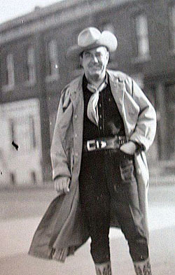 Johnny Mack Brown in the late ‘30s when he was visiting a town in either east Tennessee or western North Carolina...photographer Grady Franklin’s father took the picture and had photo studios at various times in both states.