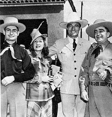 Unknown, Unknown, Tom Mix, Unknown. 