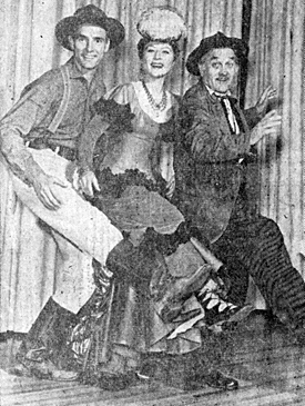 Chester (Dennis Weaver), Miss Kitty (Amanda Blake) and Doc (Milburn Stone) appeared at the October 1959 New Mexico State Fair in Albuquerque, NM. Also appearing were Robert Horton, Dale Robertson, Margaret Whiting, Steve McQueen and Jimmy Wakely.