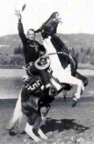 First Universal Pictures promotional photograph in 1937 for their new B-western star Bob Baker.