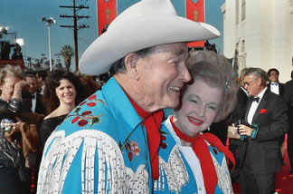 Roy and Dale at the 1989 Academy Awards.