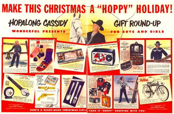 Hoppy merchandising from Christmas 1950.