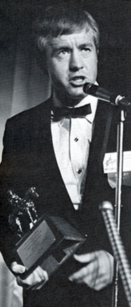 Clu Gulager, Ryker on “The Virginian”, was at the Cowboy Hall of Fame to help except a Best Fictional Television Program Award for “The Virginian” in 1966.