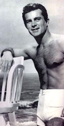 Some beefcake for the gals! Robert “Wild Wild West” Conrad.