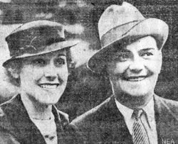 Wedding bells rang in 1932 for Charles Starrett sidekick Cliff “Ukulele Ike” Edwards and Nancy Dover. 