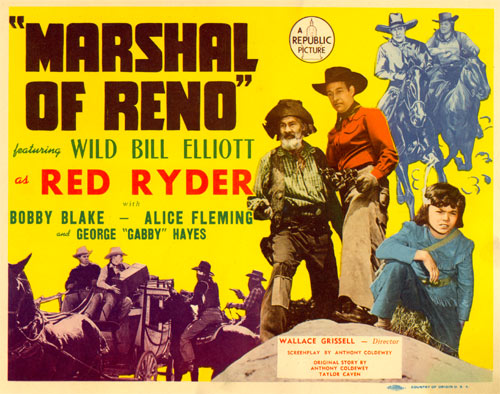 Title Card for "Marshal of Reno".