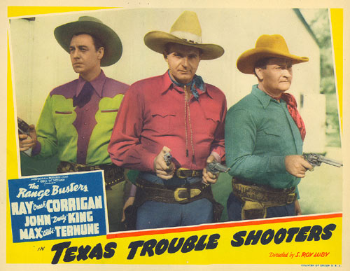 Lobby card from "Texas Trouble Shooters".